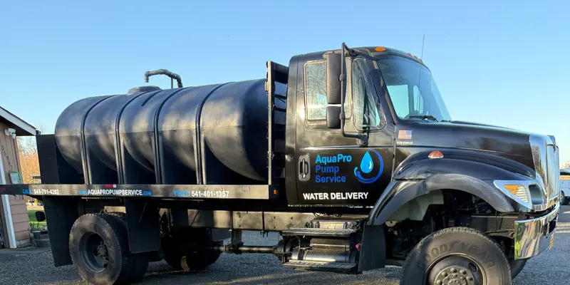 Aqua Pro water delivery truck